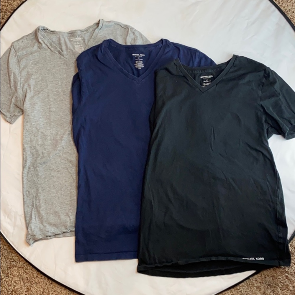 (3) Micheal kors shirts